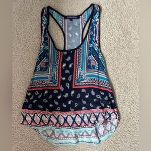 Cute razor back tank top